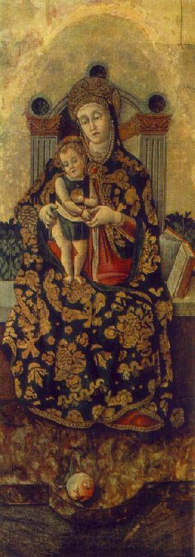 CRIVELLI, Vittorio Madonna with the Child rg Norge oil painting art